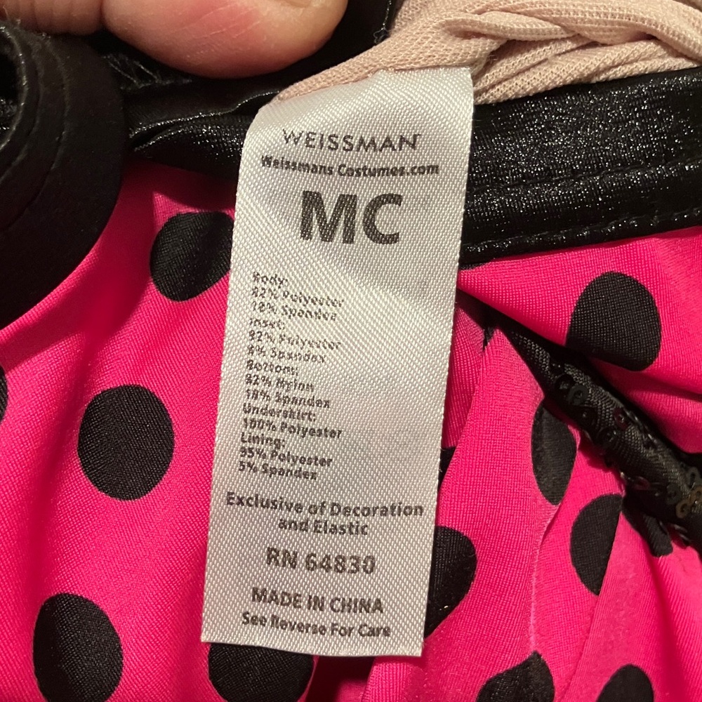 Weissman Pink and Black Polka Dot Costume/dress - Picture 6 of 6